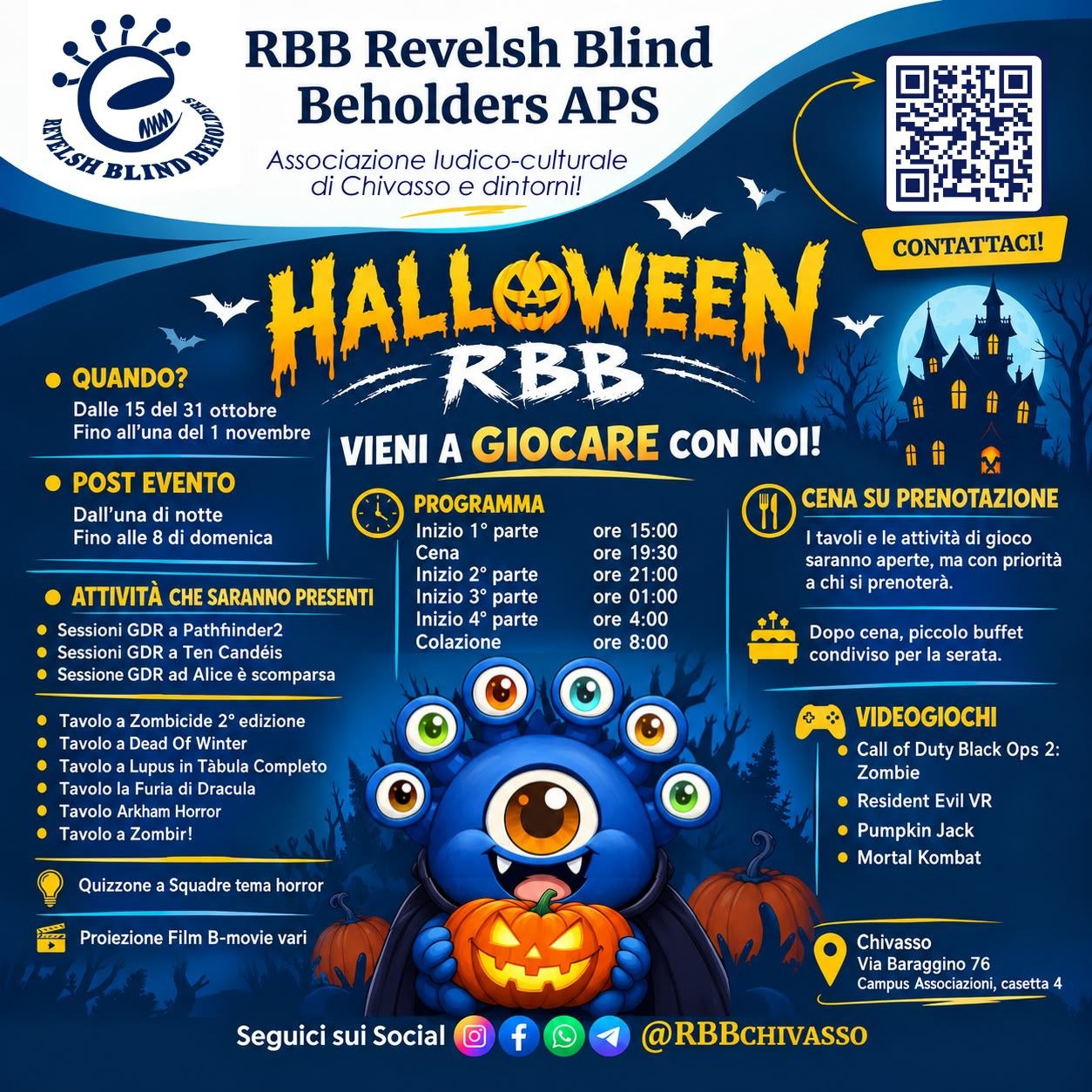 Halloween Revelsh Blind Beholders